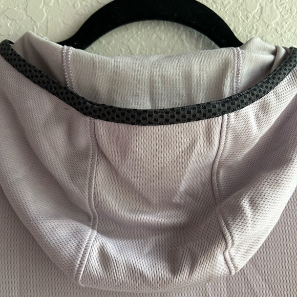 Nike Jacket Womens XS Extra Small Lilac Full Zip Dri Fit Hooded Running Retro - Picture 9 of 11